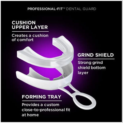 DenTek Professional-Fit Dental Guard for Nighttime Teeth Grinding, 1 Count, (Pack of 3)