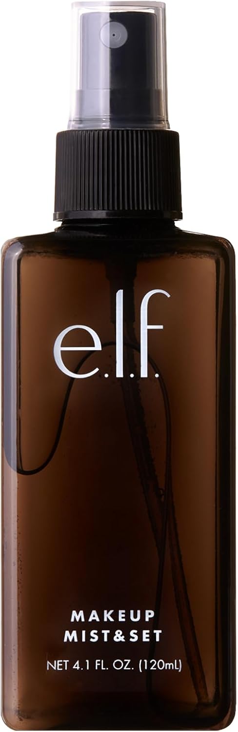 E.l.f. Makeup Mist & Set, Hydrating Setting Spray For Setting & Reviving Makeup, Soothes & Hydrates Skin, Infused With Vitamin A, Vegan & Cruelty-free, 4.05 Fl Oz (120 ml)
