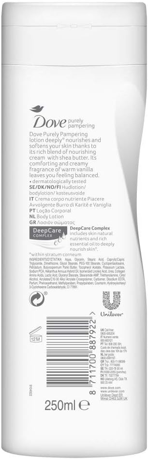 Dove Lotion 250Ml Indulgent Nourishment With Shea Butter