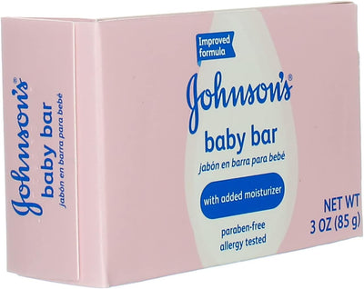 Johnsons Baby Bar Soap Boxed 3 Ounce (89ml)