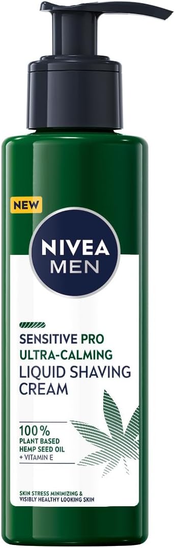 Nivea Men Shave Sensitive Calm Liquid Shaving Cream - 6.8 Oz