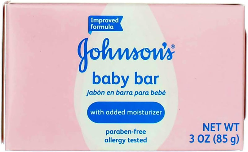 Johnsons Baby Bar Soap Boxed 3 Ounce (89ml)