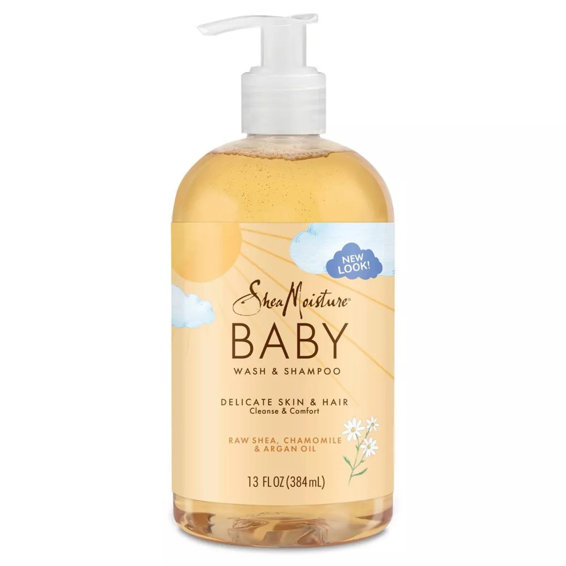 Shea Moisture Raw Shea Chamomile & Argan Oil Baby Wash & Shampoo 13 Oz