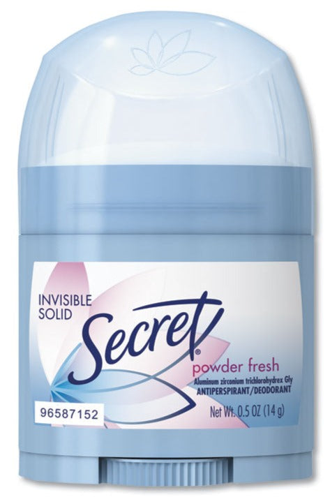 Secret Invisible Solid Anti-perspirant & Deodorant, Powder Fresh 0.5 Oz Stick