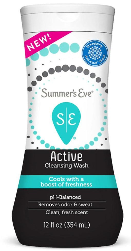 Summer Eve Active  Cool 12oz Wash 12