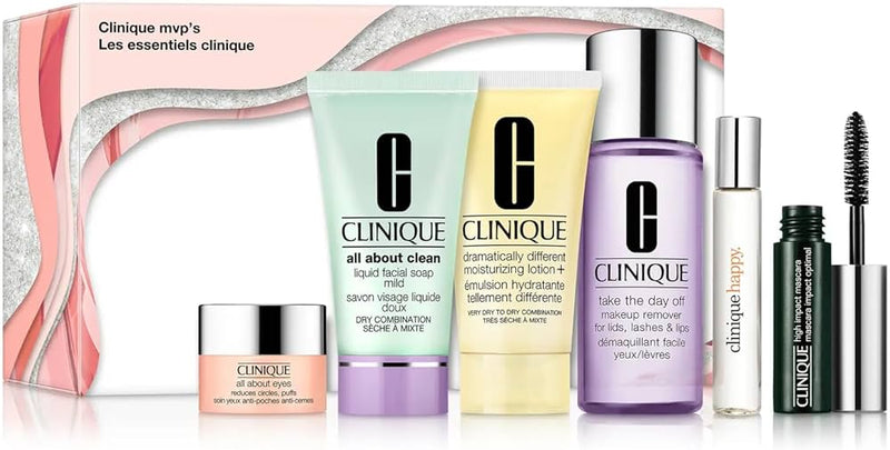 Clinique MVPs Skincare And Makeup Mini Set
