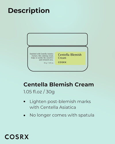 COSRX Centella Blemish Cream - 30ml