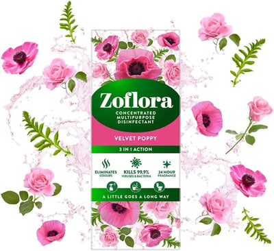 Zoflora 500Ml Velvet & Poppy