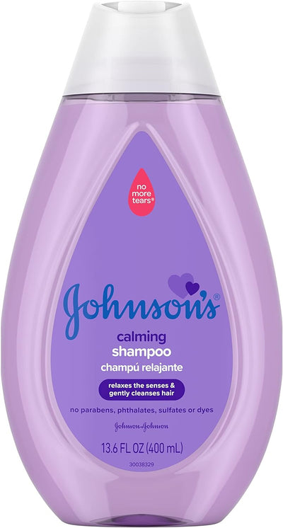Johnson's Baby Calming Baby Shampoo with Soothing NaturalCalm Scent, Clear, 13.6 Fl Oz