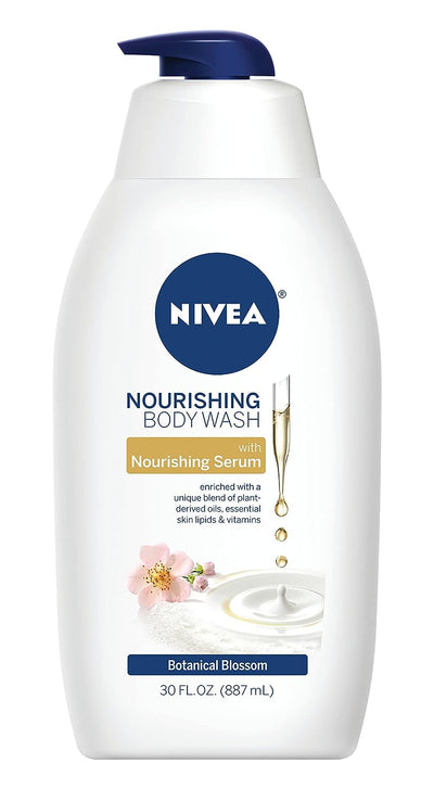 Nivea Body Wash Nourishing Body Wash Botanical Blossom Care Pump - 30 fl. oz
