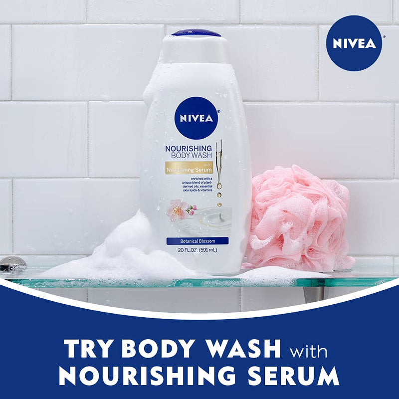 Nivea Body Wash Nourishing Body Wash Botanical Blossom Care - 20 Fl. Oz