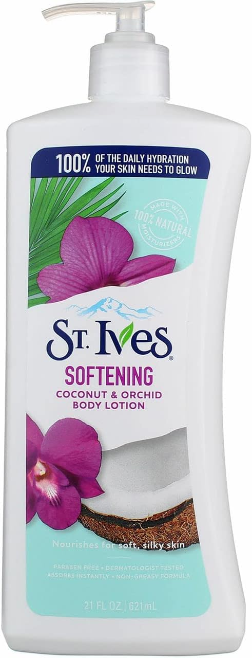 St. Ives Naturally Indugent Body Lotion, Coconut Milk and Orchid Extract, 21 Oz