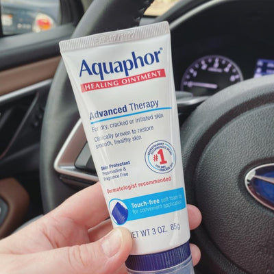 Aquaphor Healing Ointment Tube with Touch-Free Applicator - 3 oz