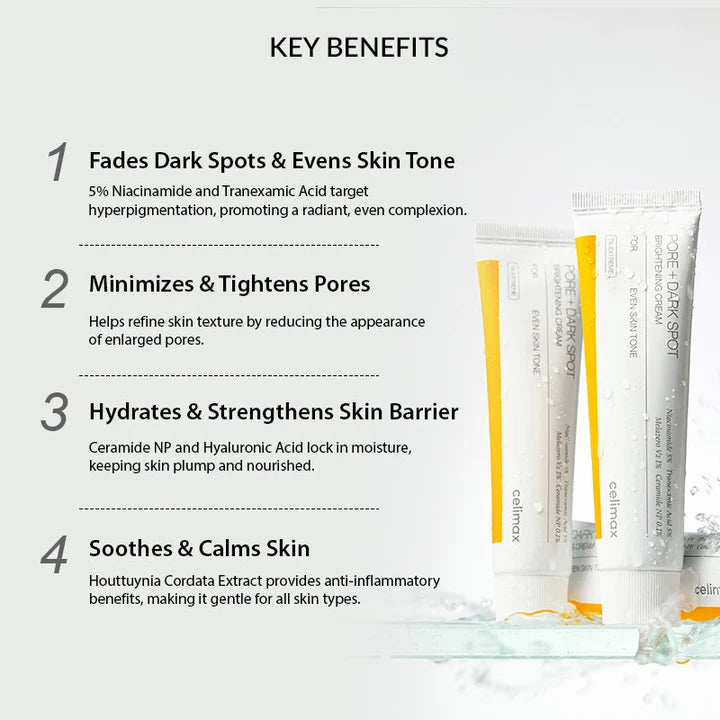 Celimax Pore + Dark Spot Brightening Cream 1.18 oz