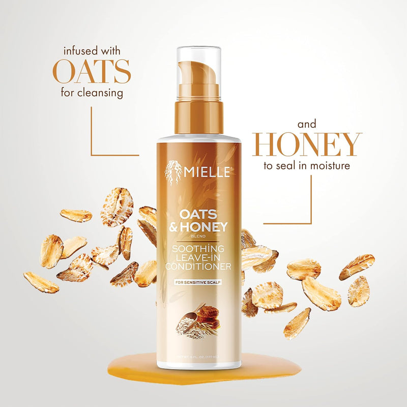 MIELLE ORGANICS - OATS & HONEY LEAVE-IN-CONDITIONER-6 OZ