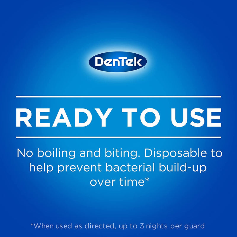 واقيات الأسنان للاستعمال مرة واحدة من DenTek Fresh Protect، طحن الأسنان ليلاً، عدد 32، كمية تكفي 96 يومًا