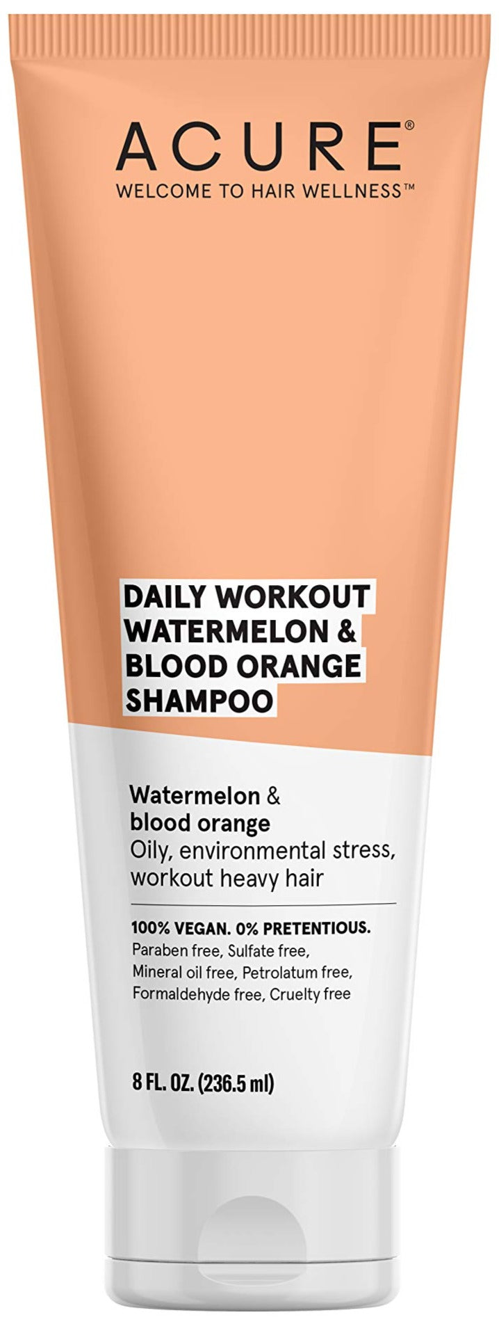 Acure Daily Workout Watermelon & Blood Orange Shampoo 8 oz