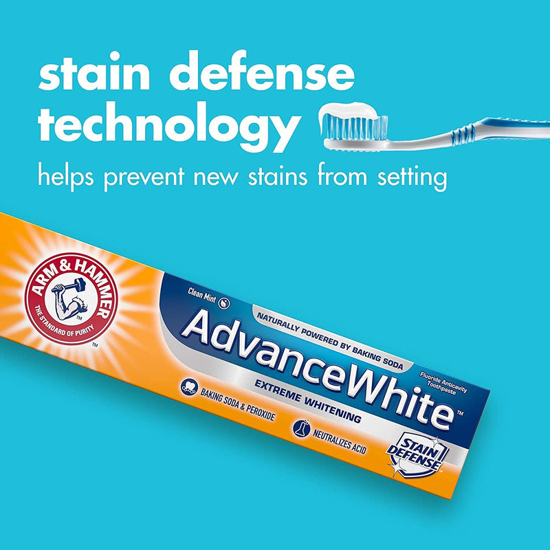 Arm & Hammer Advance White Baking Soda Toothpaste, Winter Mint 6 oz