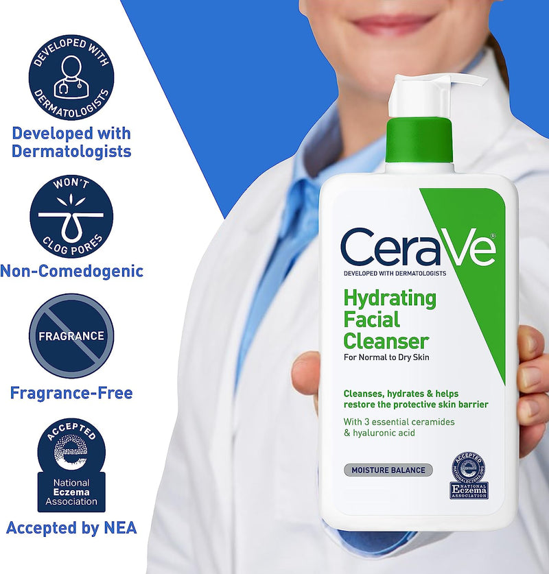 Cerave Hydrating Cream 236ml Cleanser Normal Skin