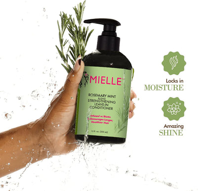 MIELLE ORGANICS- Rosemary Mint Leave-In Conditioner 12oz