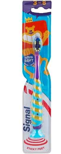 Signal Kids Toothbrush 3-8 Year (Assorted Colors)