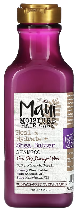 Maui Moisture Heal Hydrate Shea Butter Shampoo 13Oz