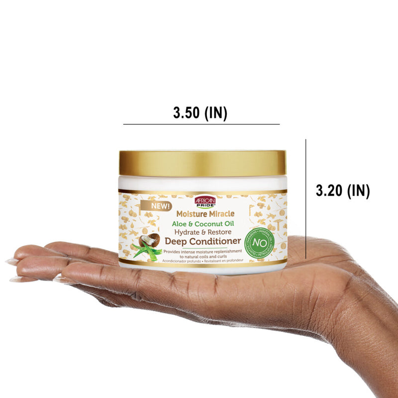 African Pride Moisture Miracle Aloe & Coconut oil deep conditioner