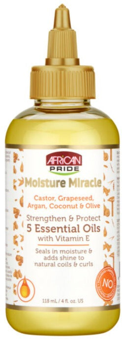 African Pride Moisture Miracle 5 Essential Oils, 4 oz