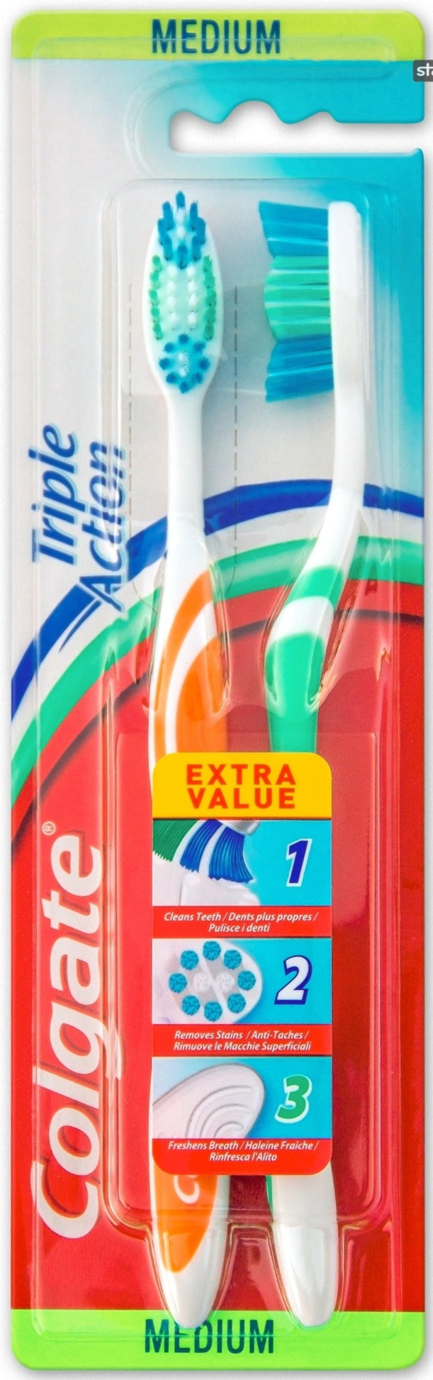 Colgate Triple Action Twin Toothbrush