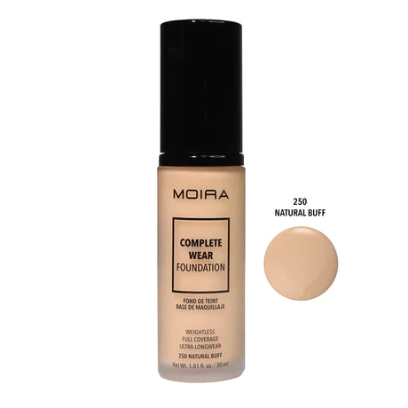 Moira - Complete Wear™ Foundation (250, Natural Buff)