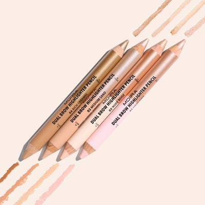 Dual Brow Highlighter Pencil (002, Nude Beige)