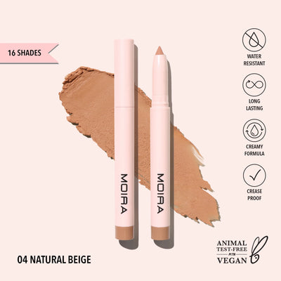 Moira - At Glance Stick Shadow (004, Natural Beige)
