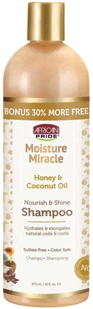 African Pride Honey & Coconut Oil Shampoo - 16 fl oz