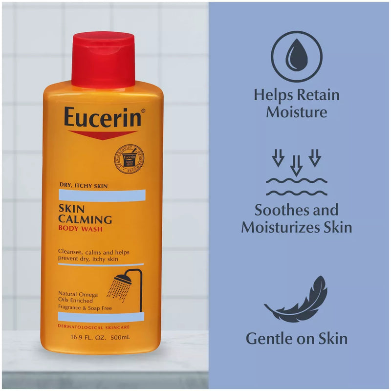 Eucerin Skin Cleansing Eucerin Skin Calming Body Wash - 16.9 oz