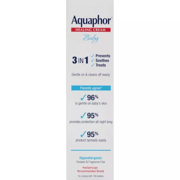 Aquaphor Baby 3 in 1 Diaper Rash Cream  - 3.5 oz