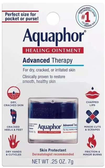 Aquaphor Healing Ointment Mini Jar- Carded - 0.25 oz
