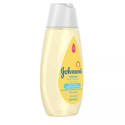 Johnson's Head-To-Toe Gentle Baby Body Wash & Shampoo, Travel Size - 3.4 fl oz