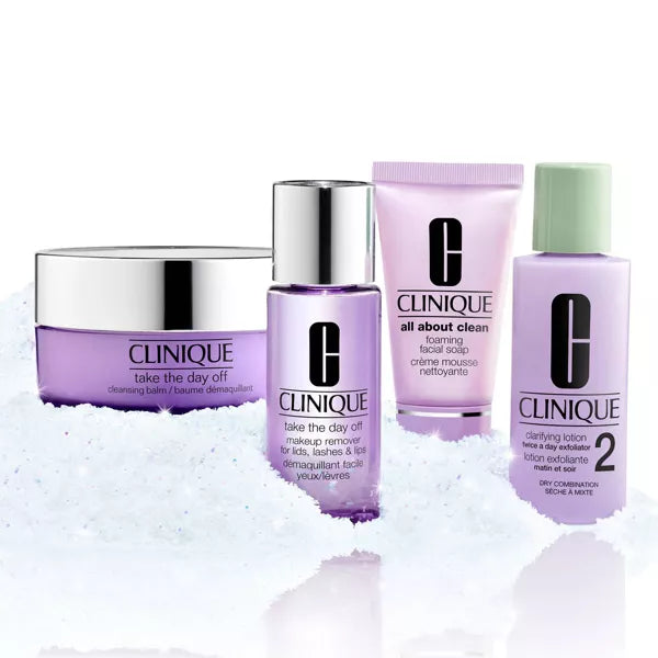 Clinique Complete Cleansing Skincare Gift Set - 8.9 fl oz