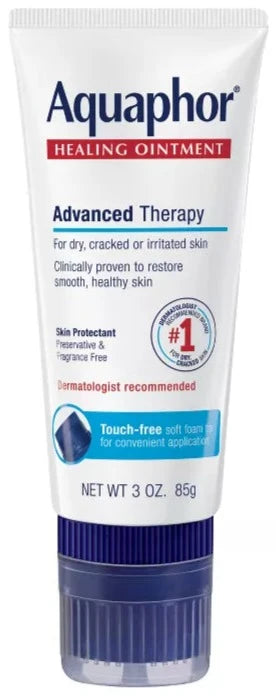 Aquaphor Healing Ointment Tube with Touch-Free Applicator - 3 oz
