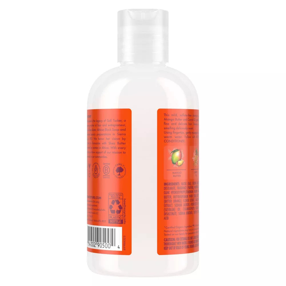 Shea Moisture Ultra Nourishing Baby Shampoo with Mango and Carrot - 8 oz