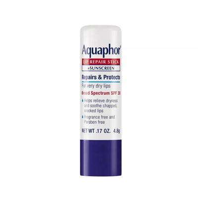 Aquaphor Lip Repair & Protect SPF 30 Stick Blister Card DUAL PACK 2 - 0.34 oz