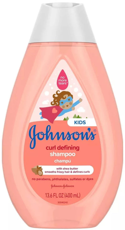 Johnson's Kids Curl-Defining Shampoo, Shea Butter, for Toddler's Hair - 13.6 fl oz