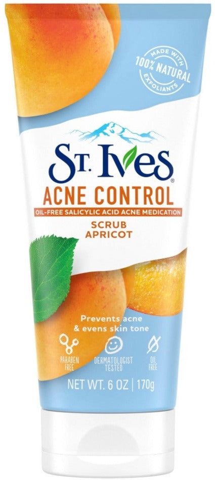 St. Ives Acne Control, Apricot Scrub 6 oz