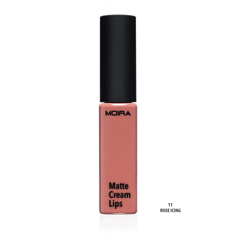 Moira Matte Cream Lips (011, Rose Icing)