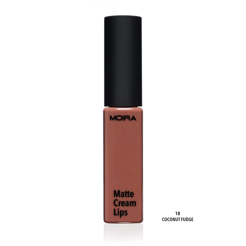 Moira Matte Cream Lips (018, Coconut Fudge)