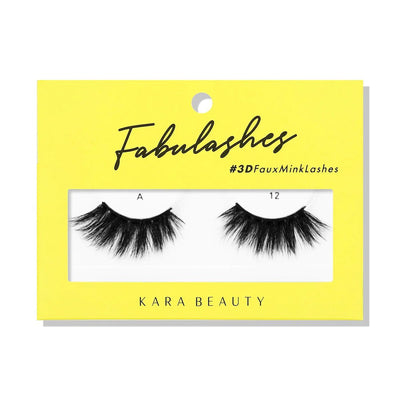 A12 - 3d Faux Mink Lashes - MeStore - Kara Beauty