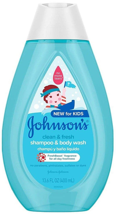 Johnsons Kids Clean & Fresh Shampoo & Body Wash 400ml