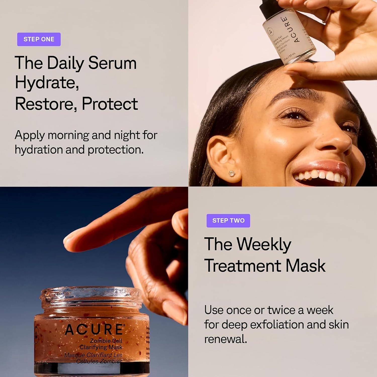 Accure zombie cell clarifying mask - MeStore - Acure