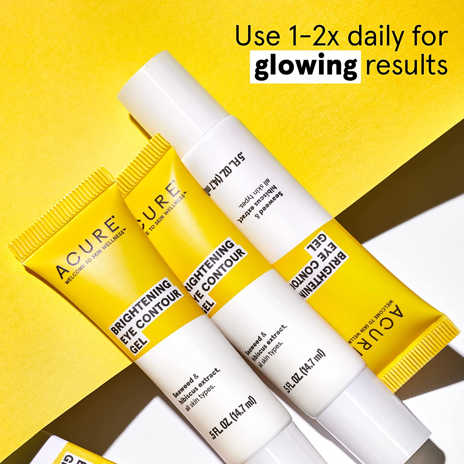 Acure Brightening Eye Contour Gel 0.5 fl. oz - MeStore - Acure