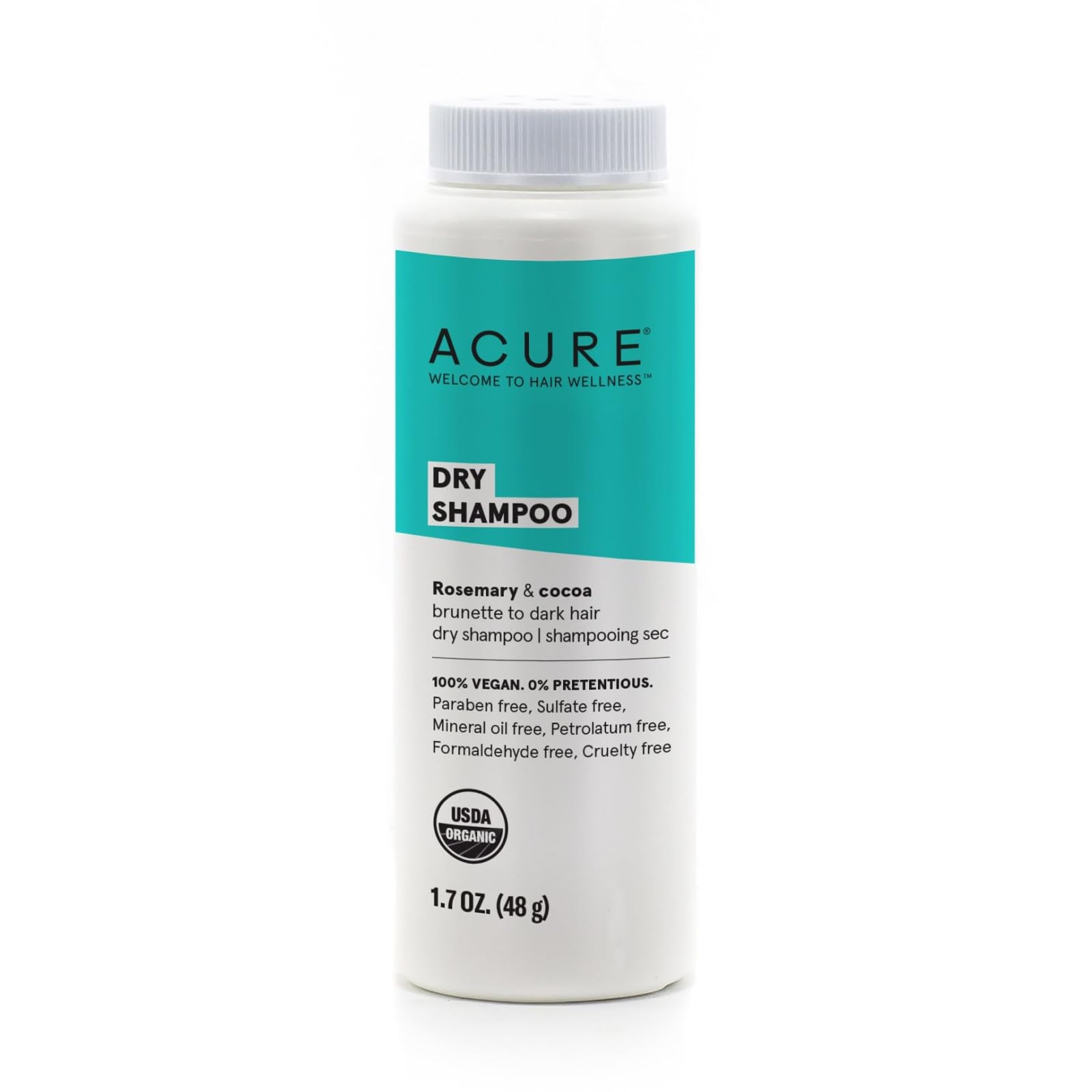 Acure Dry Shampoo - Brunette to Dark Hair - 48 g - MeStore - Acure